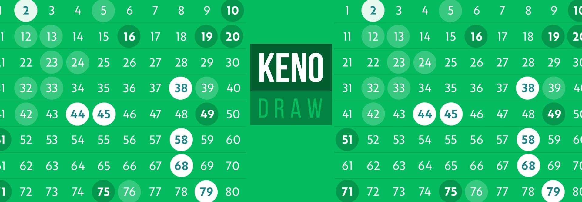 Keno draw logo