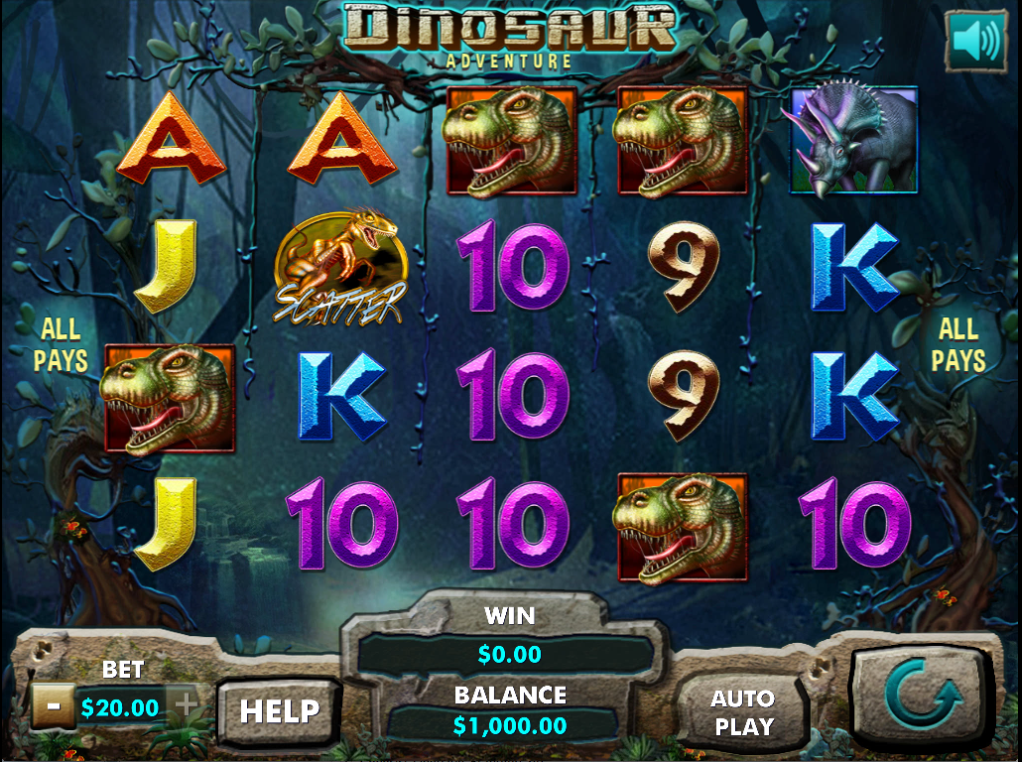 Dinosaur Adventure Online Slot