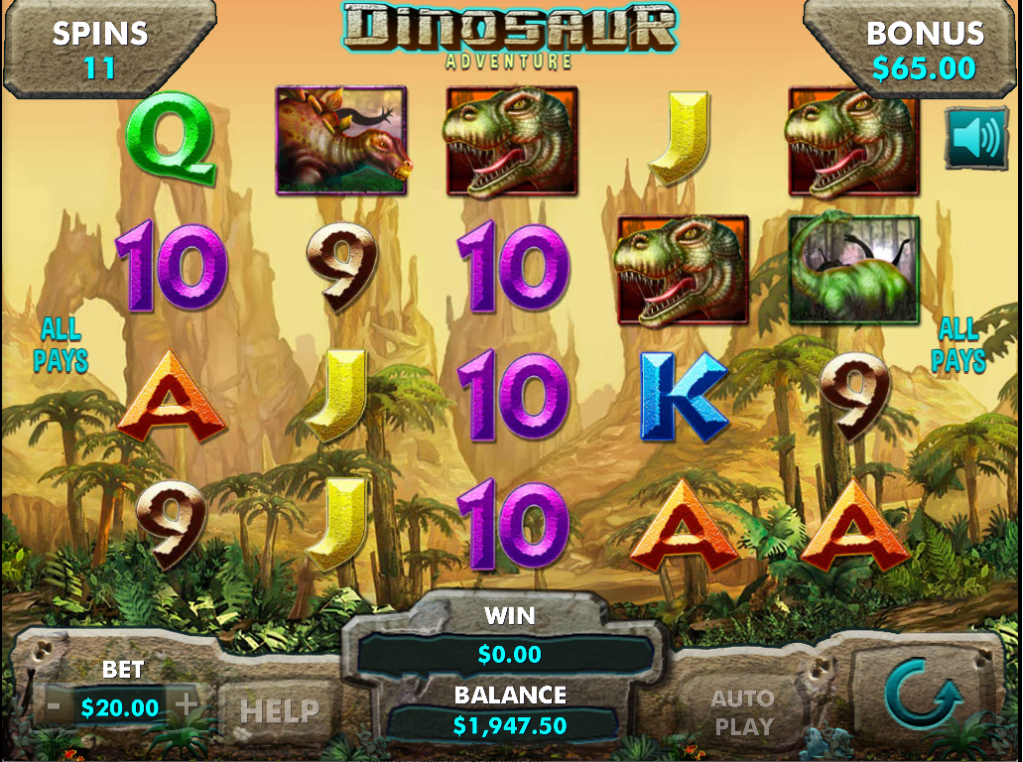 Dinosaur Adventure Online Slot