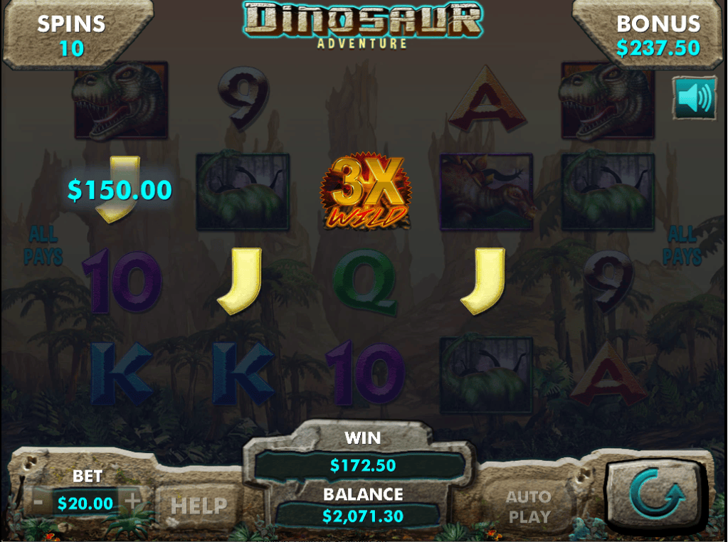 Dinosaur Adventure Online Slot