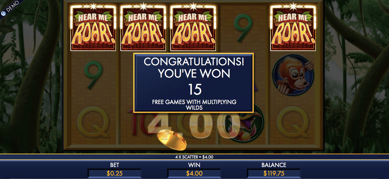 Hear Me Roar Online Slot