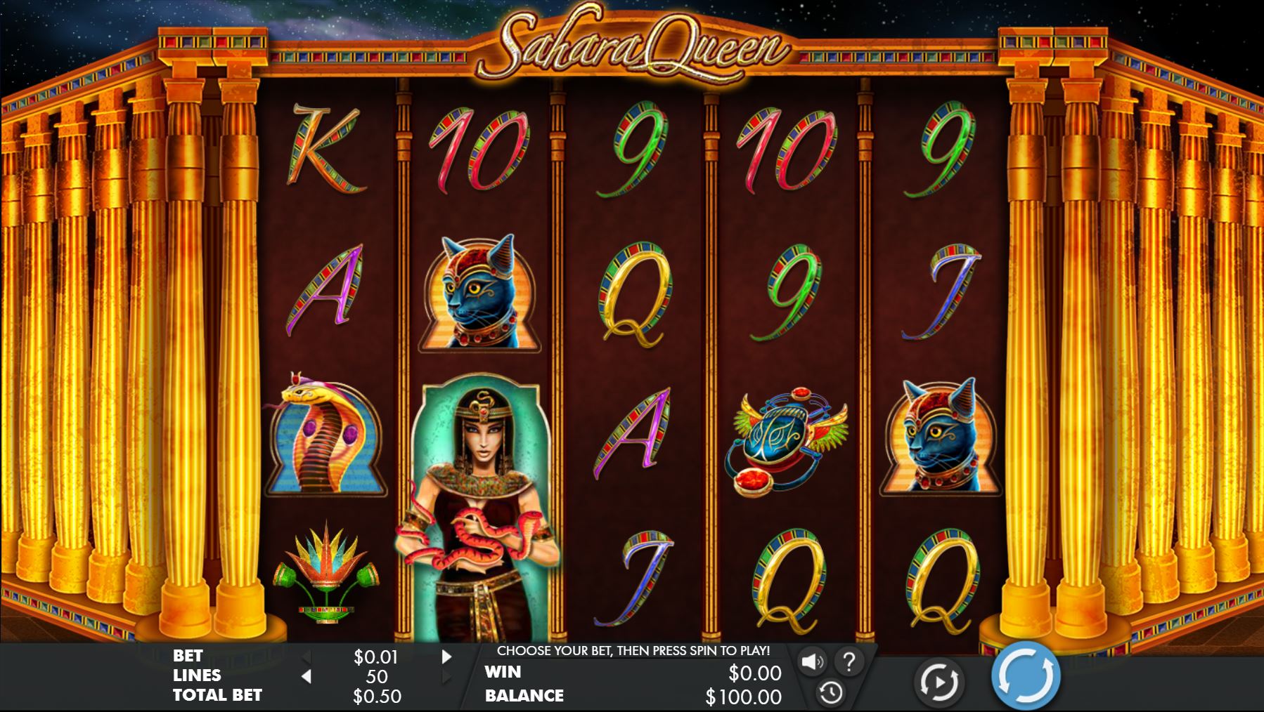 Sahara Queen Online Slot