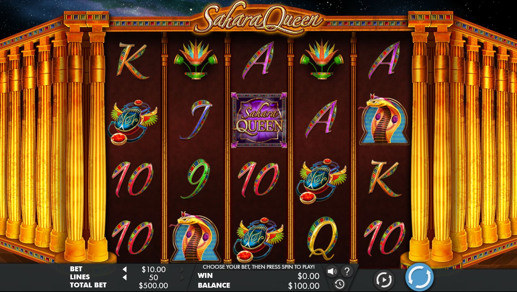 Sahara Queen Online Slot