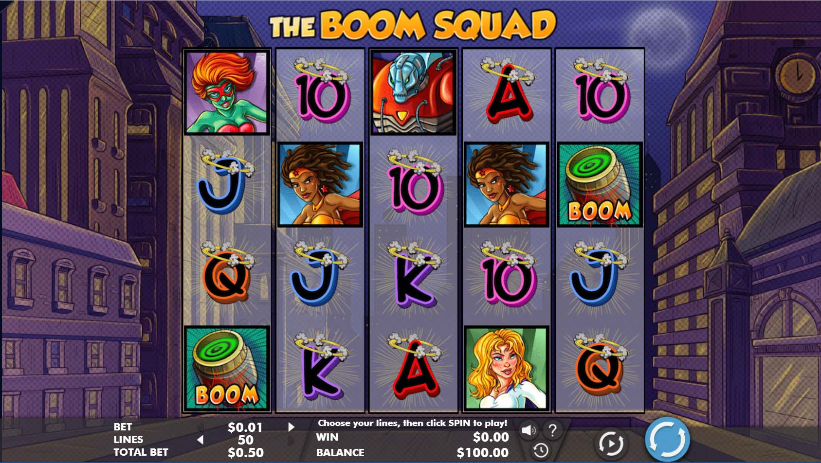 The Boom Squad Online Slot