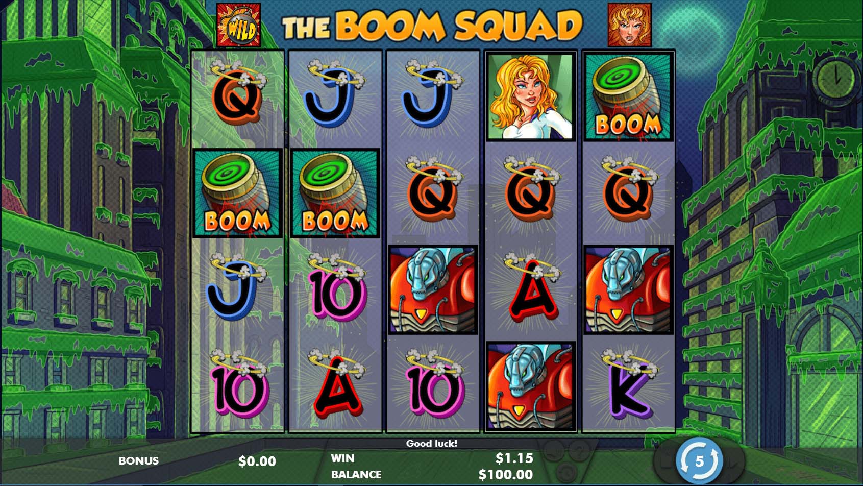 The Boom Squad Online Slot