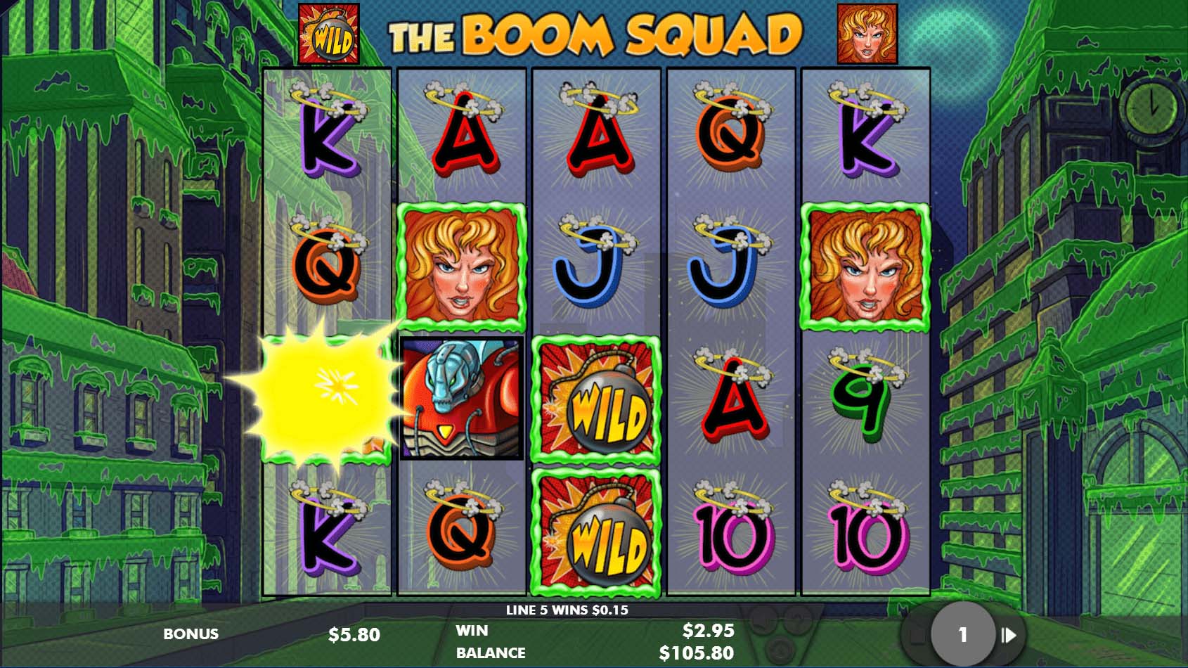 The Boom Squad Online Slot