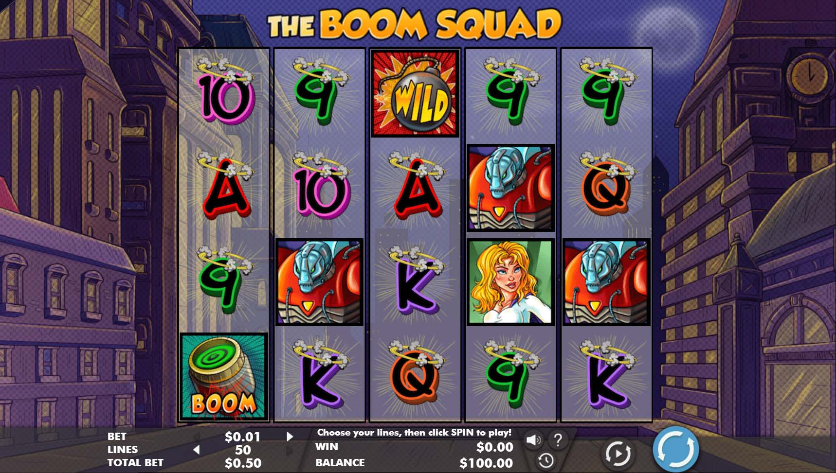 The Boom Squad Online Slot