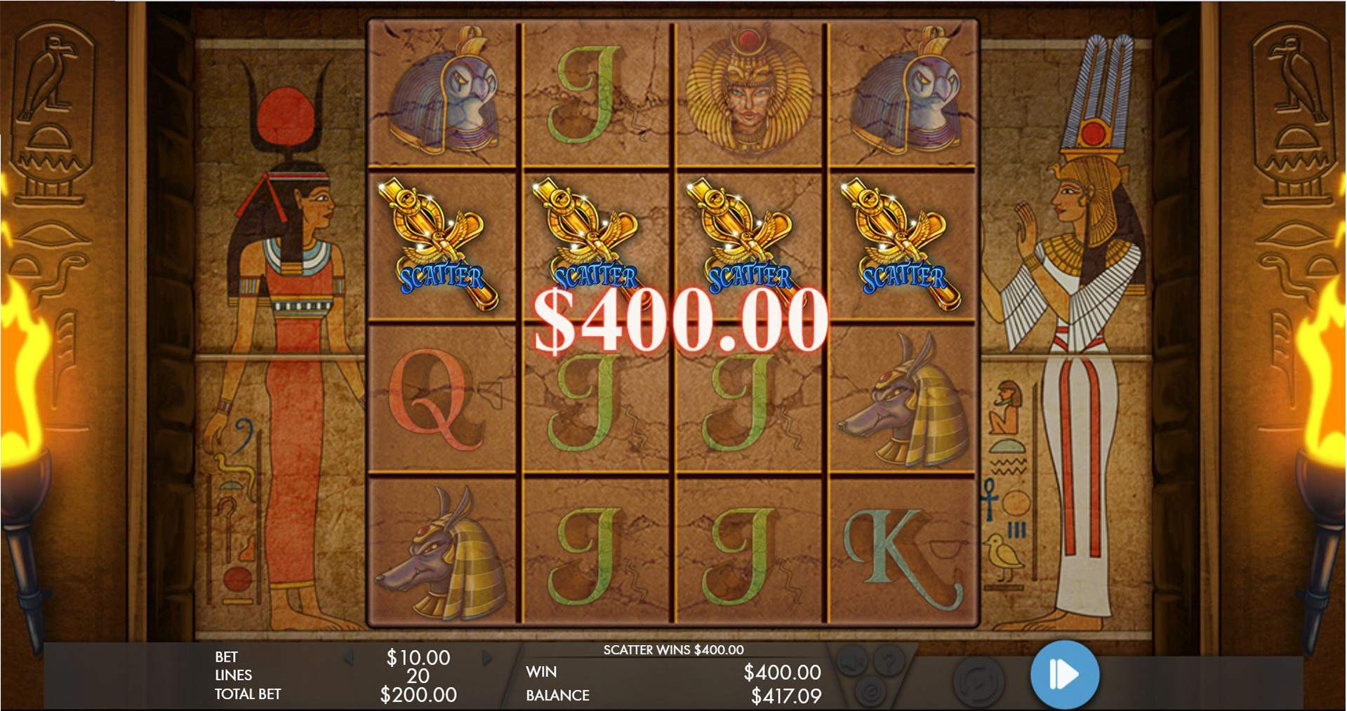 Gods of Giza Online Slot