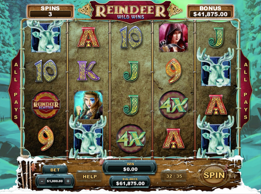 Reindeer Wilds Wins Online Slot