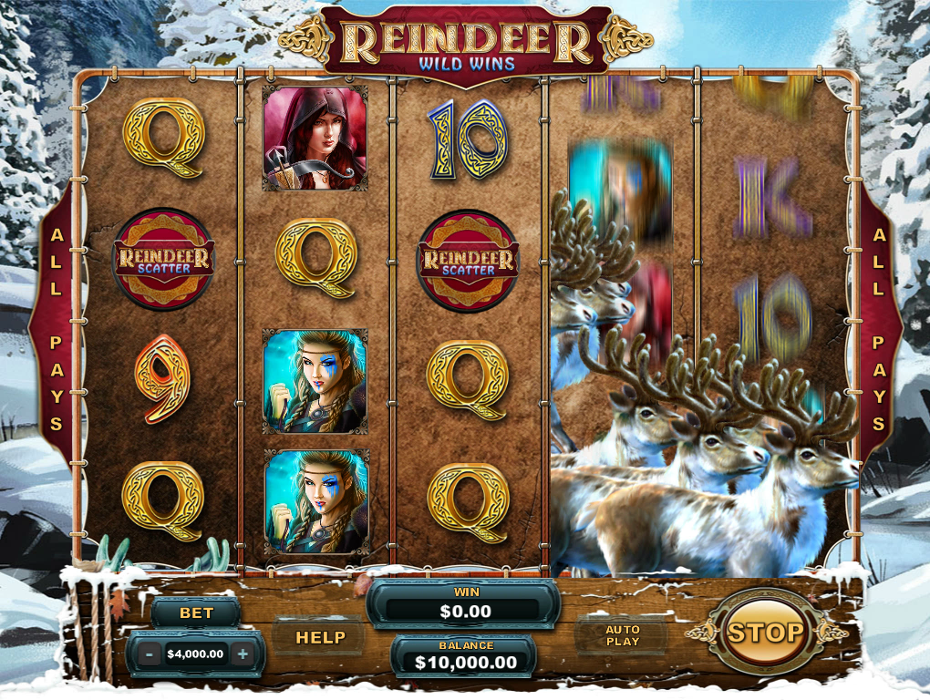 Reindeer Wild Wins XL Online Slot