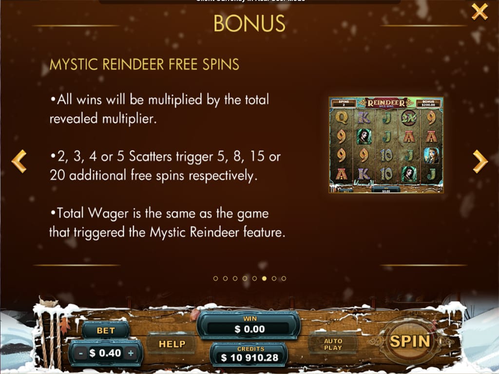 Reindeer Wild Wins XL Online Slot