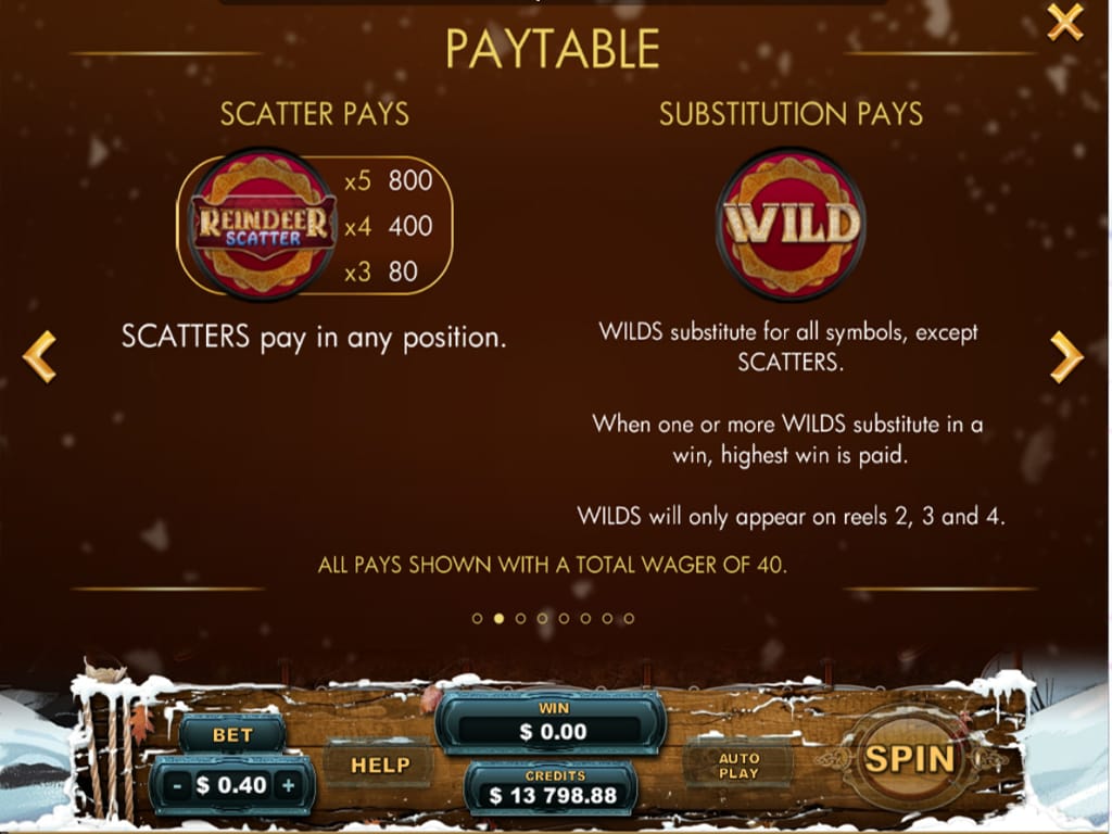 Reindeer Wild Wins XL Online Slot