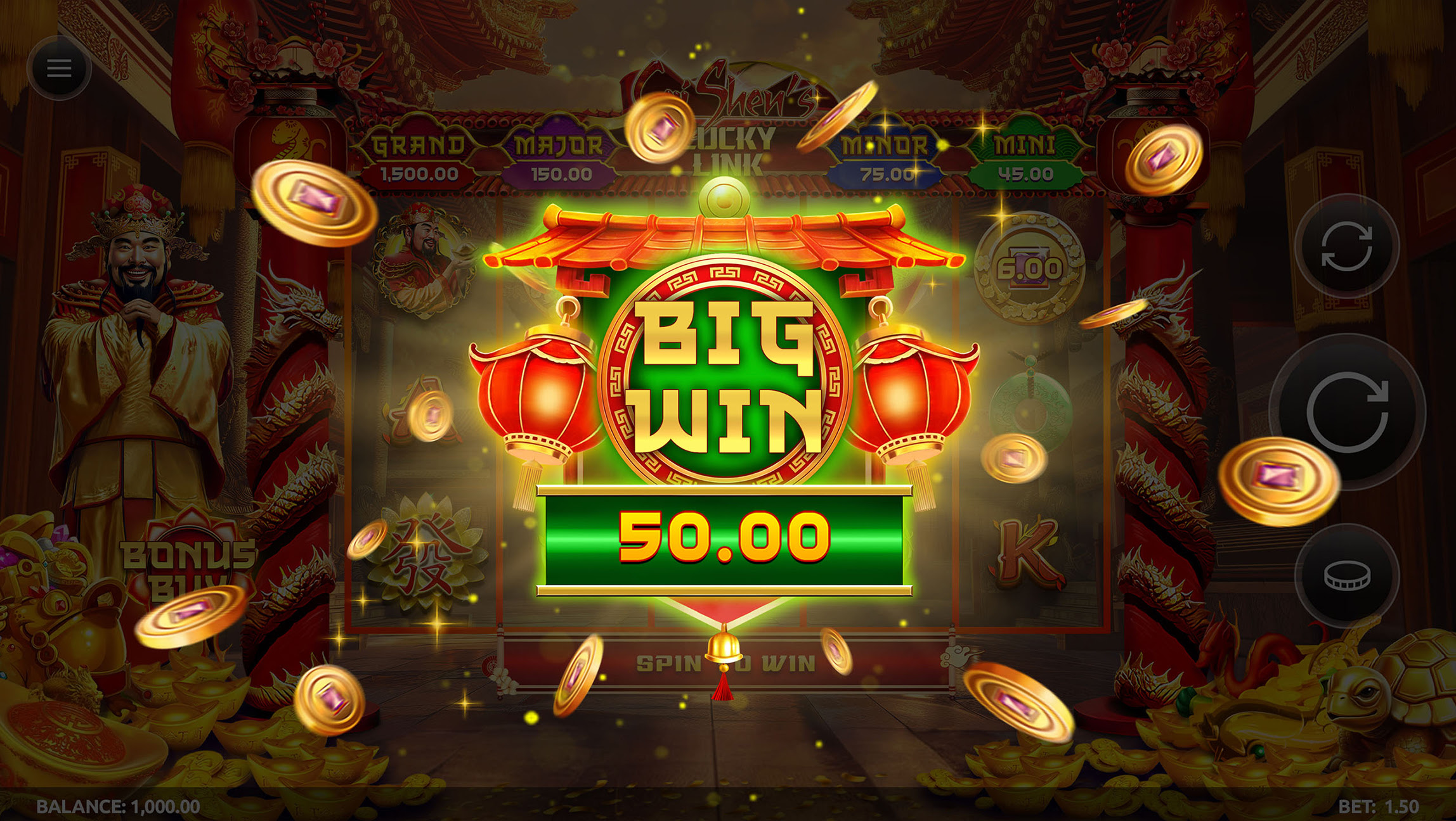 Cai Shen's Lucky Link Online Slot