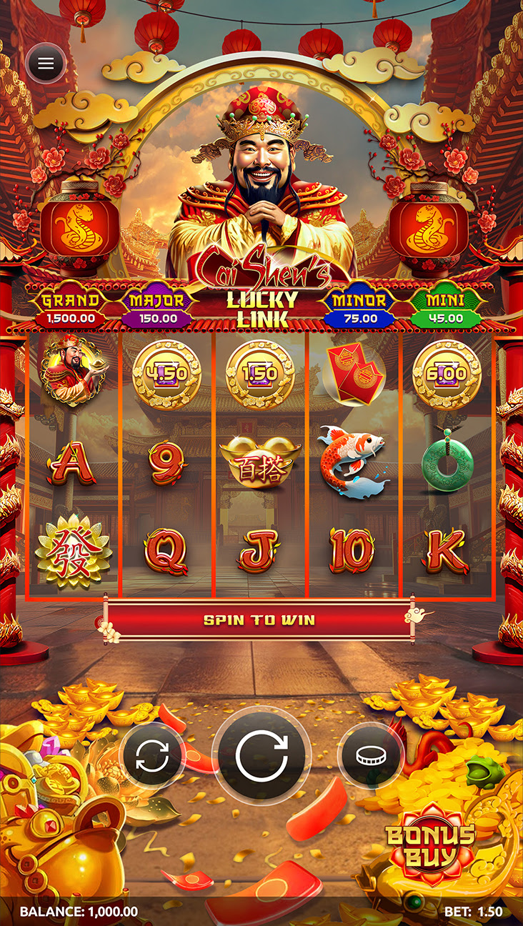 Cai Shen's Lucky Link Online Slot