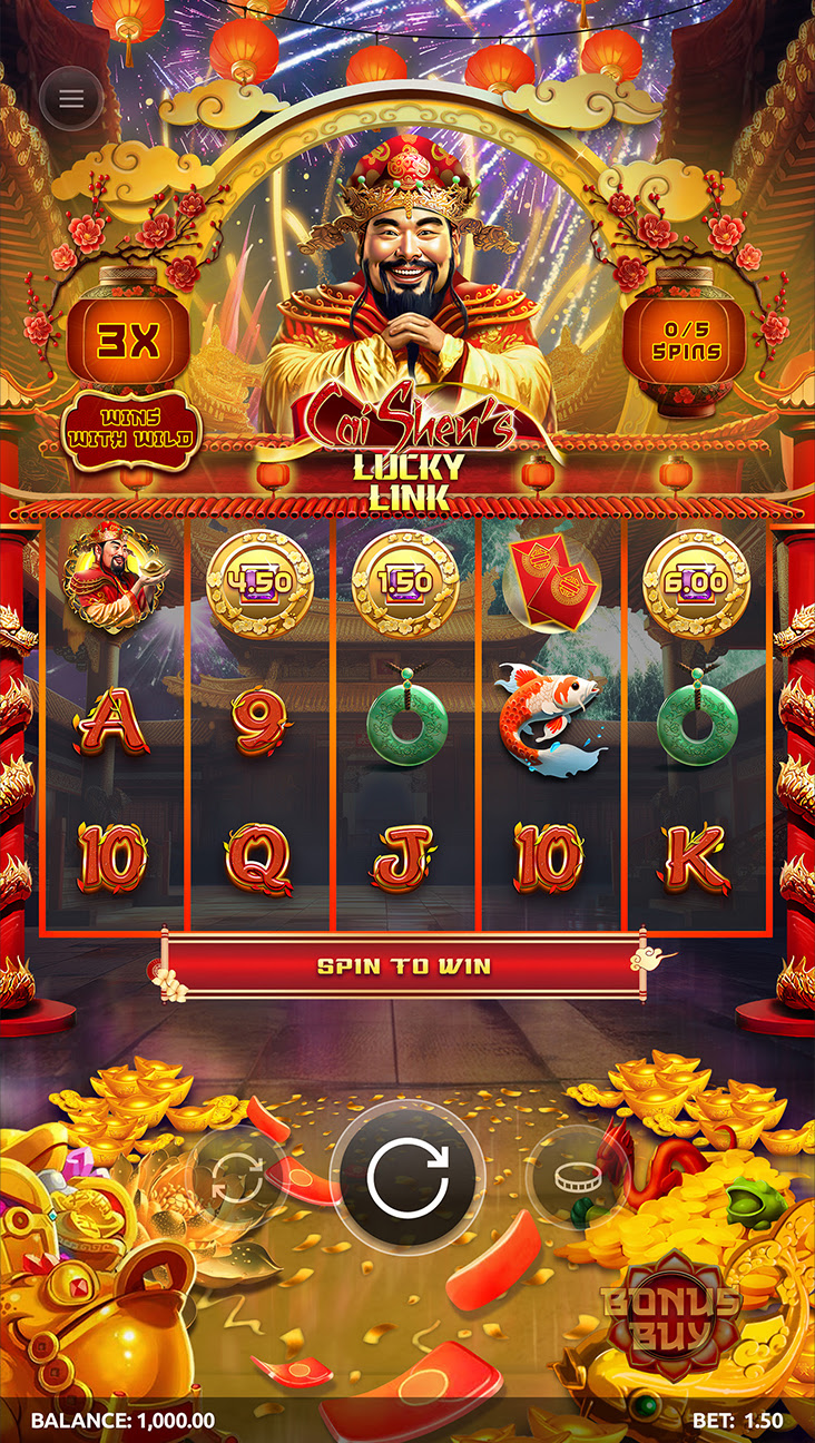 Cai Shen's Lucky Link Online Slot