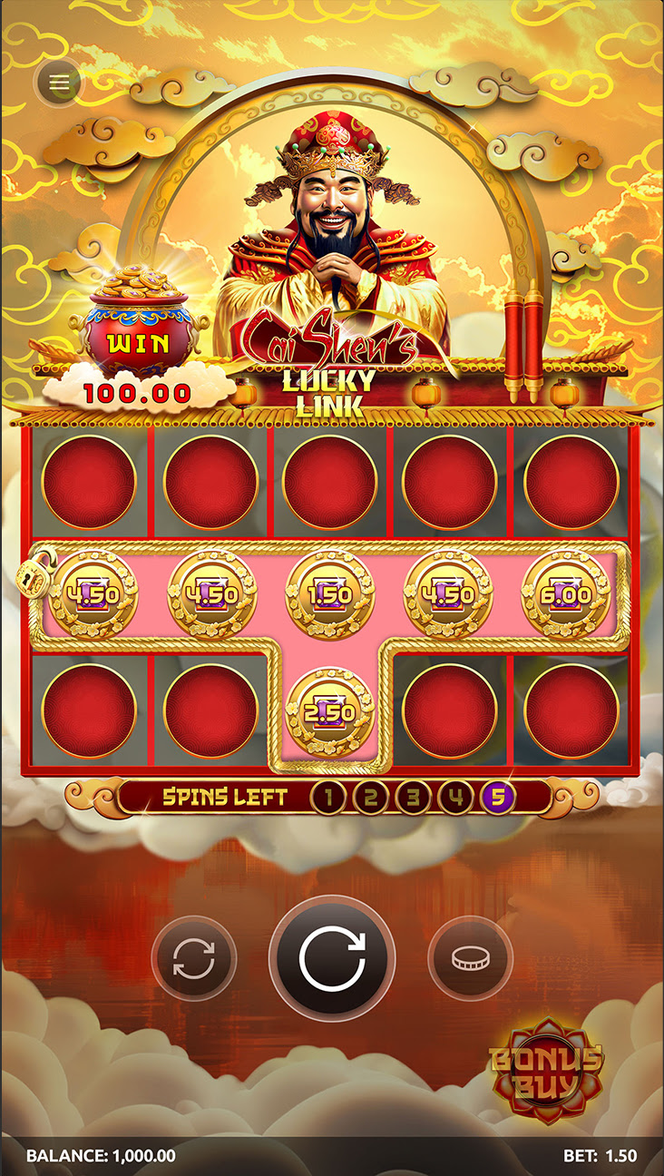 Cai Shen's Lucky Link Online Slot